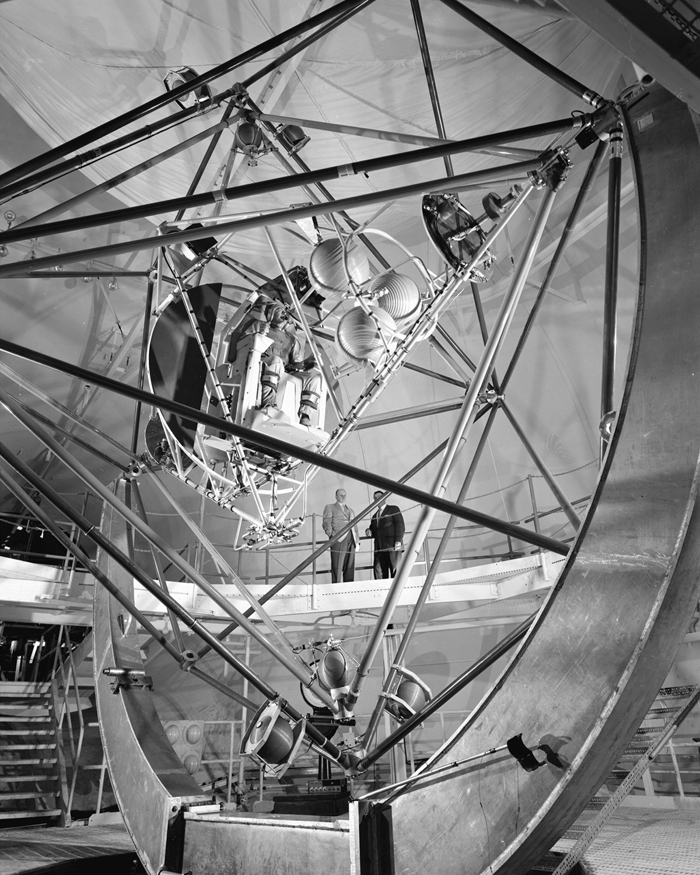 Space History Photo: Project Mercury - AWT Gimbaling Rig